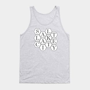 Salt Lake City Black Tank Top